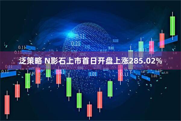 泛策略 N影石上市首日开盘上涨285.02%