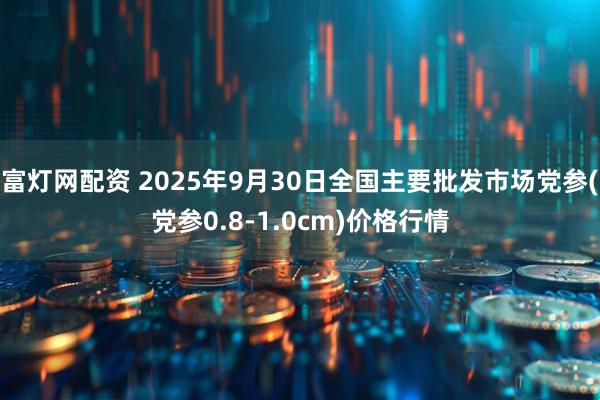 富灯网配资 2025年9月30日全国主要批发市场党参(党参0.8-1.0cm)价格行情